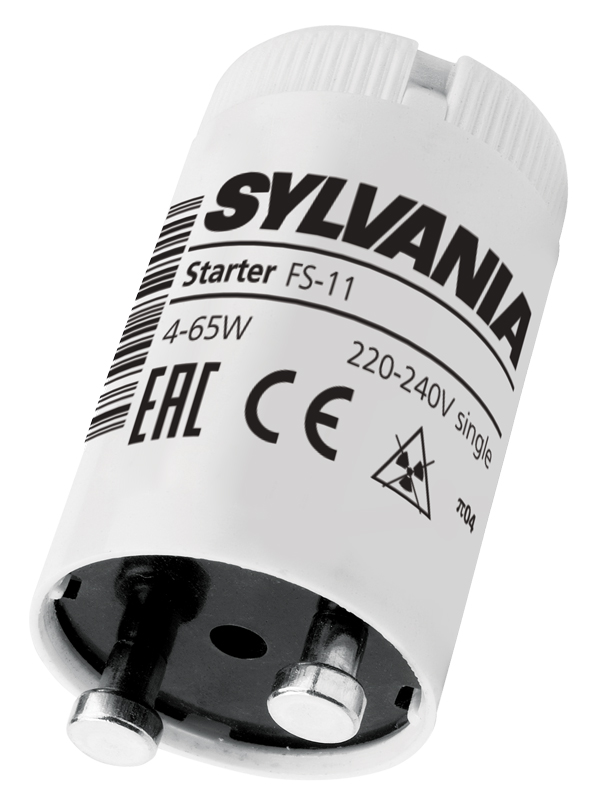 25 x Sylvania FS-11 Universal Fluorescent Light Tube Starter 4-65 Watt 